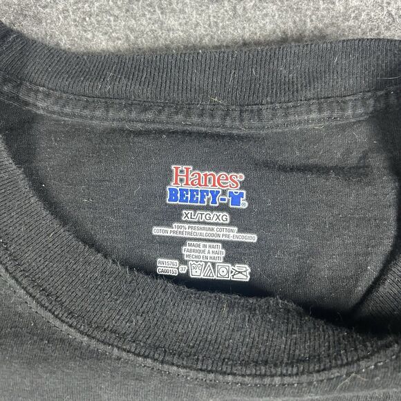 Vintage Y2K Gatorade Logo Hanes Beefy Black T Shirt Size XL - Picture 3 of 7